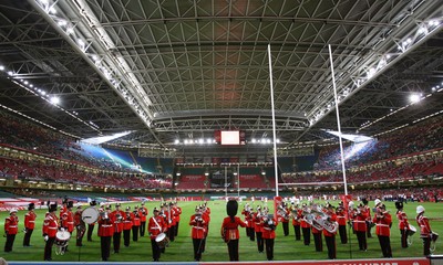 26.08.07 - The Regimental Band of the Royal Welsh at Wales v France 