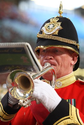 26.08.07 - The Regimental Band of the Royal Welsh at Wales v France 