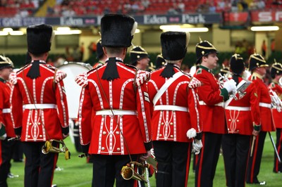 26.08.07 - The Regimental Band of the Royal Welsh at Wales v France 