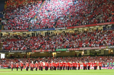 26.08.07 - The Regimental Band of the Royal Welsh at Wales v France 