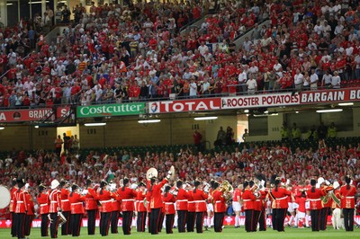 26.08.07 - The Regimental Band of the Royal Welsh at Wales v France 