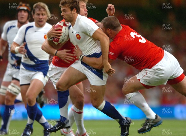 26.08.07 - Wales v France - Invesco Perpetual 2007 Summer Series - France's Vincent Clerc 