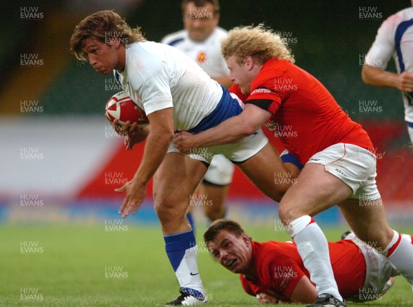 26.08.07 - Wales v France - Invesco Perpetual 2007 Summer Series - France's Dimitri Szarzewski 