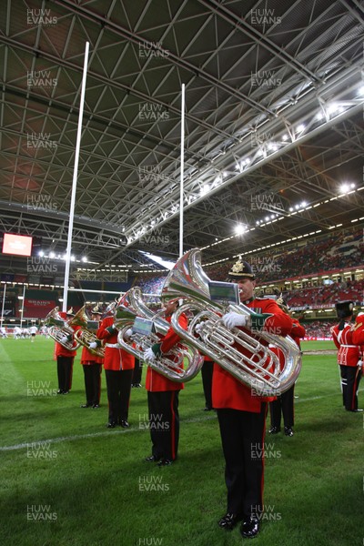 26.08.07 - The Regimental Band of the Royal Welsh at Wales v France 