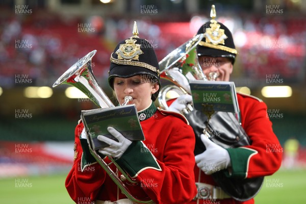 26.08.07 - The Regimental Band of the Royal Welsh at Wales v France 