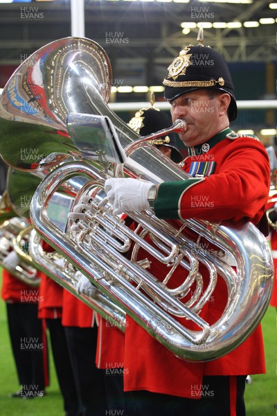 26.08.07 - The Regimental Band of the Royal Welsh at Wales v France 