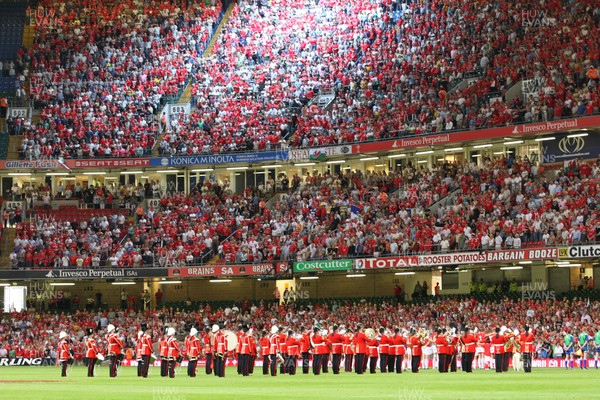 26.08.07 - The Regimental Band of the Royal Welsh at Wales v France 