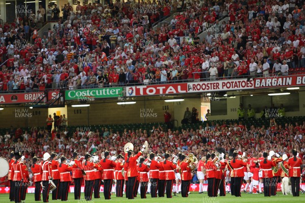 26.08.07 - The Regimental Band of the Royal Welsh at Wales v France 