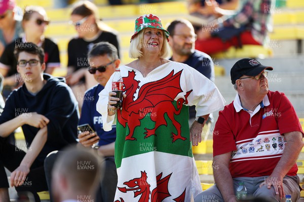 071023 - Wales v Georgia - Rugby World Cup, France 2023 - Pool C - Wales fans