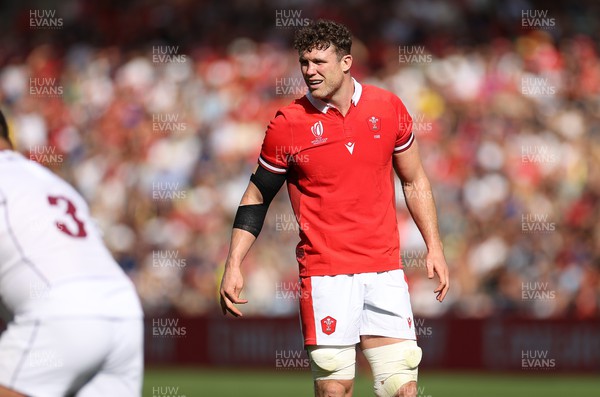 071023 - Wales v Georgia - Rugby World Cup, France 2023 - Pool C - Will Rowlands of Wales 