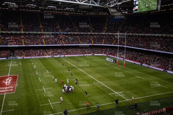191122 - Wales v Georgia - Autumn Nations Series - General View of Principality Stadium during the game