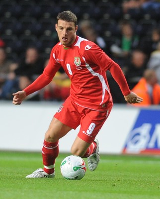 20.08.08 - International Football Friendly Wales v Georgia Wales' Jason Koumas 