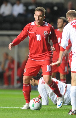 20.08.08 - International Football Friendly Wales v Georgia Wales' Freddy Eastwood 