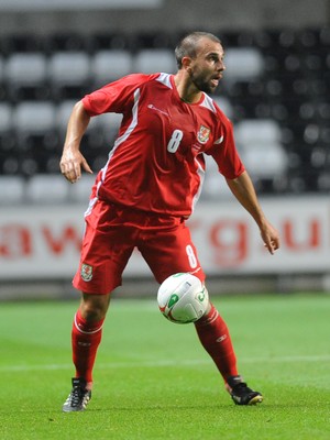 20.08.08 - International Football Friendly Wales v Georgia Wales' Carl Fletcher 