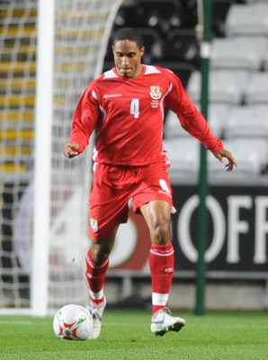 20.08.08 - International Football Friendly Wales v Georgia Wales' Ashley Williams 