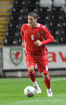 20.08.08 - International Football Friendly Wales v Georgia Wales' Carl Robinson 