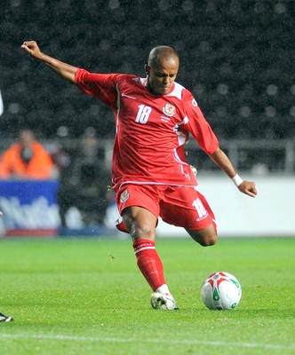 20.08.08 - International Football Friendly Wales v Georgia Wales' Rob Earnshaw 