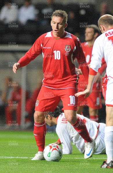 20.08.08 - International Football Friendly Wales v Georgia Wales' Freddy Eastwood 