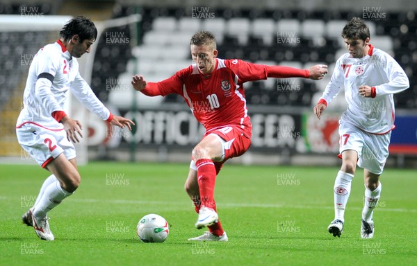 20.08.08 - International Football Friendly Wales v Georgia Wales' Freddy Eastwood 
