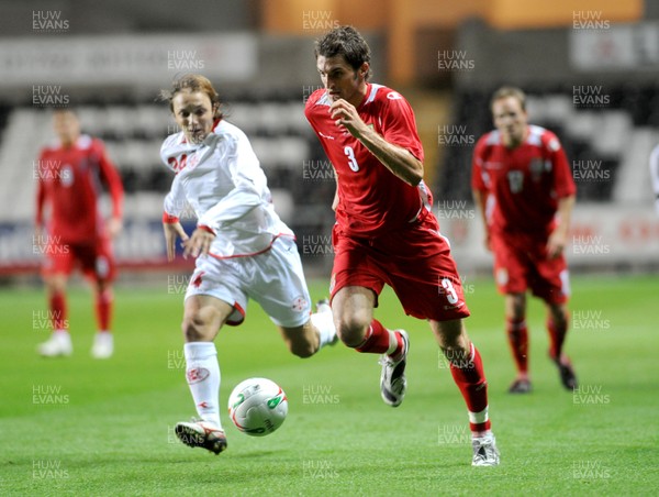 20.08.08 - International Football Friendly Wales v Georgia Wales' Sam Ricketts 
