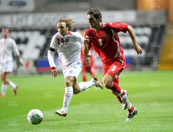 20.08.08 - International Football Friendly Wales v Georgia Wales' Sam Ricketts 