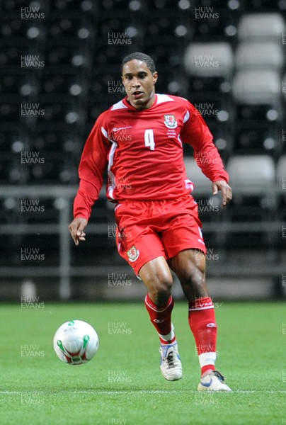 20.08.08 - International Football Friendly Wales v Georgia Wales' Ashley Williams 