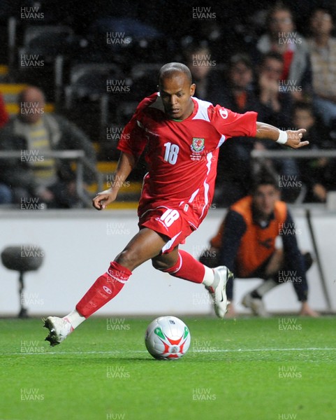 20.08.08 - International Football Friendly Wales v Georgia Wales' Rob Earnshaw 