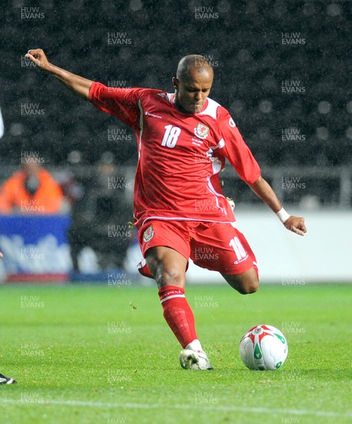 20.08.08 - International Football Friendly Wales v Georgia Wales' Rob Earnshaw 
