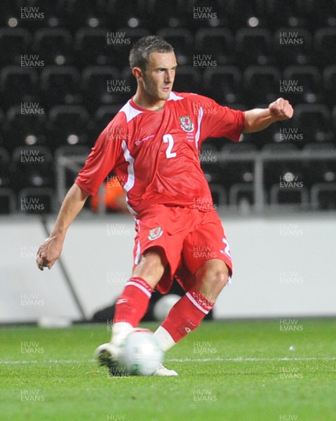 20.08.08 - International Football Friendly Wales v Georgia Wales' Neal Eardley 