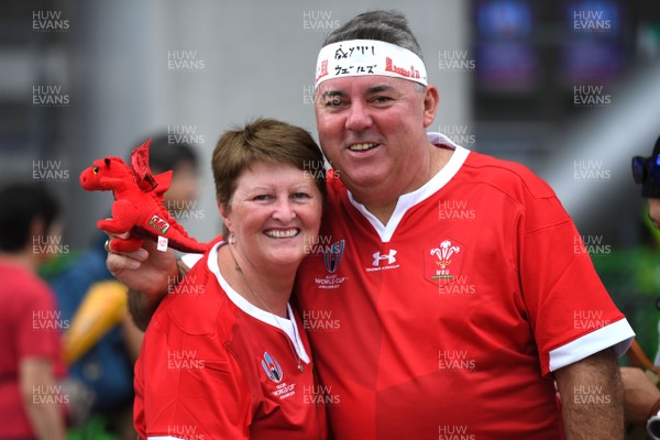 230919 - Wales v Georgia - Rugby World Cup 2019 - Wales fans