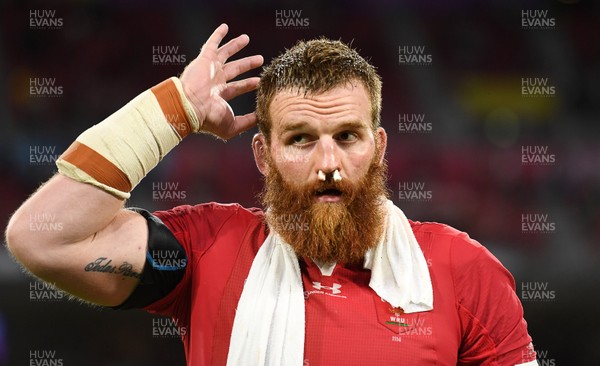 230919 - Wales v Georgia - Rugby World Cup 2019 - Pool D - Jake Ball of Wales at full time