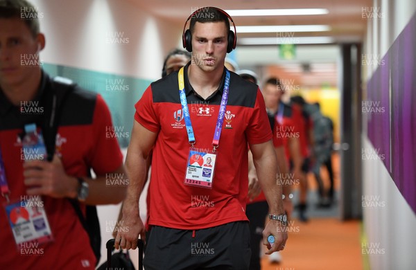 230919 - Wales v Georgia - Rugby World Cup 2019 - Pool D - George North of Wales arrives at the stadium