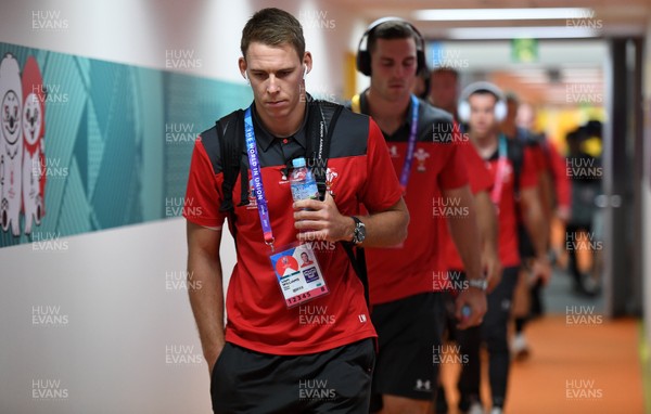 230919 - Wales v Georgia - Rugby World Cup 2019 - Pool D - Liam Williams of Wales arrives at the stadium