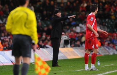 01.04.09 - Wales v Germany - World Cup 2010 - Qualifying Group 4 Germany coach Joachim Low 