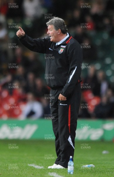 01.04.09 - Wales v Germany - 2010 FIFA World Cup Qualifying Group 4 - Wales' manager John Toshack. 