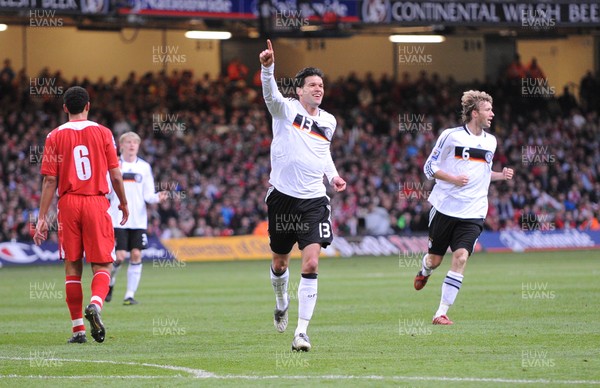 01.04.09 - Wales v Germany - World Cup 2010 - Qualifying Group 4 Germany's Michael Ballack celebrates after scoring goal 