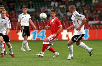 08.09.07 - Euro 2008 Qualifying, Group D Wales v Gemany Wales' Carl Robinson 