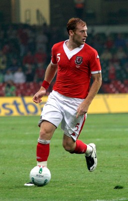 08.09.07 - Euro 2008 Qualifying, Group D Wales v Gemany Wales' James Collins 