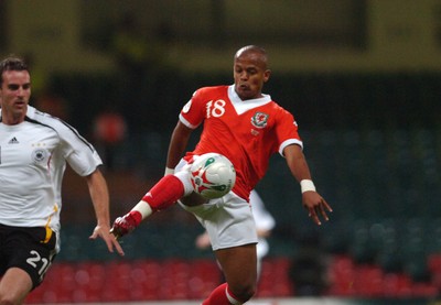 08.09.07 - Euro 2008 Qualifying, Group D Wales v Gemany Wales' Rob Earnshaw 