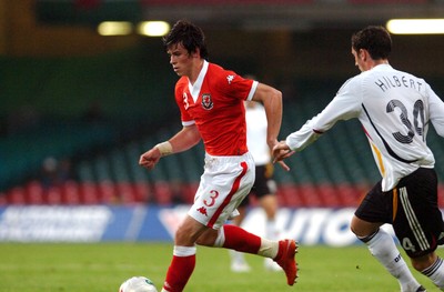 08.09.07 - Euro 2008 Qualifying, Group D Wales v Gemany Wales' Gareth Bale 