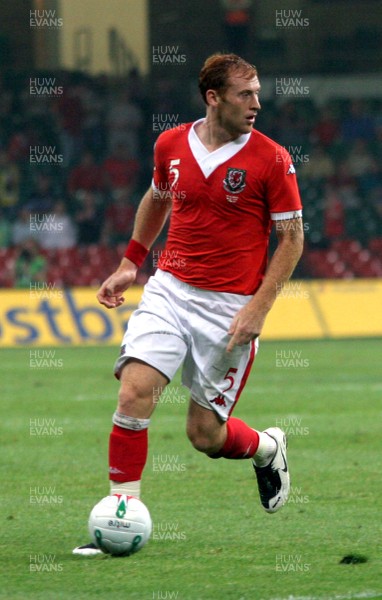 08.09.07 - Euro 2008 Qualifying, Group D Wales v Gemany Wales' James Collins 