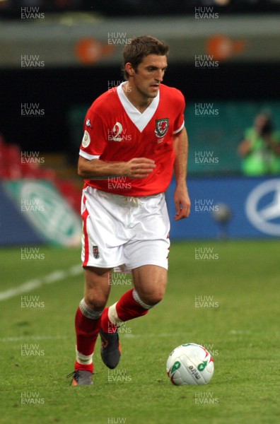 08.09.07 - Euro 2008 Qualifying, Group D Wales v Gemany Wales' Sam Ricketts 