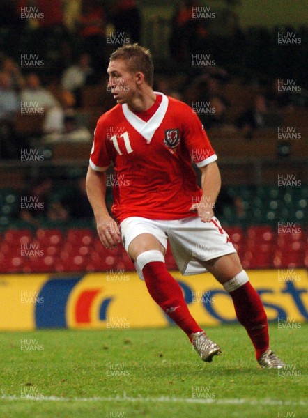 08.09.07 - Euro 2008 Qualifying, Group D Wales v Gemany Wales' Freddy Eastwood 