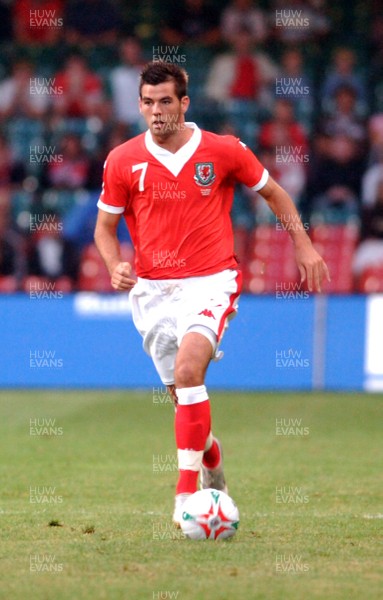 08.09.07 - Euro 2008 Qualifying, Group D Wales v Gemany Wales' Joe Ledley 