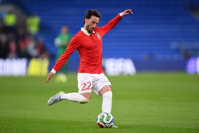 020626 - Wales v Ghana - International Friendly - Josh Sheehan of Wales