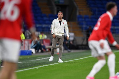 020626 - Wales v Ghana - International Friendly - Craig Bellamy, Wales Manager