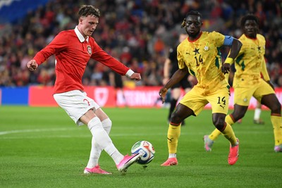 020626 - Wales v Ghana - International Friendly - Nathan Broadhead of Wales