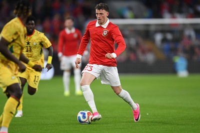 020626 - Wales v Ghana - International Friendly - Nathan Broadhead of Wales