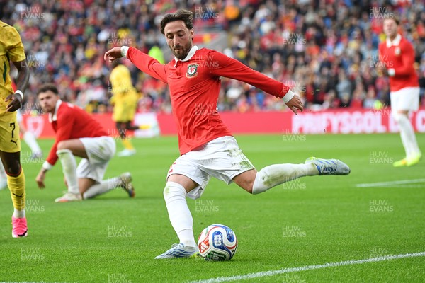 020626 - Wales v Ghana - International Friendly - Josh Sheehan of Wales