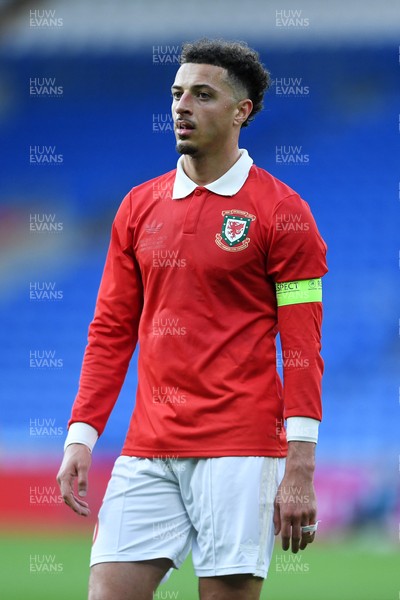 020626 - Wales v Ghana - International Friendly - Ethan Ampadu of Wales